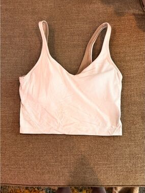Light Pink V-Neck Bralette Tank Top